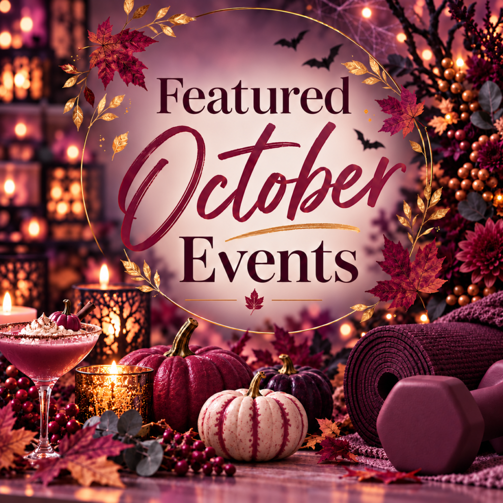 Featured October Events in Plum Glow